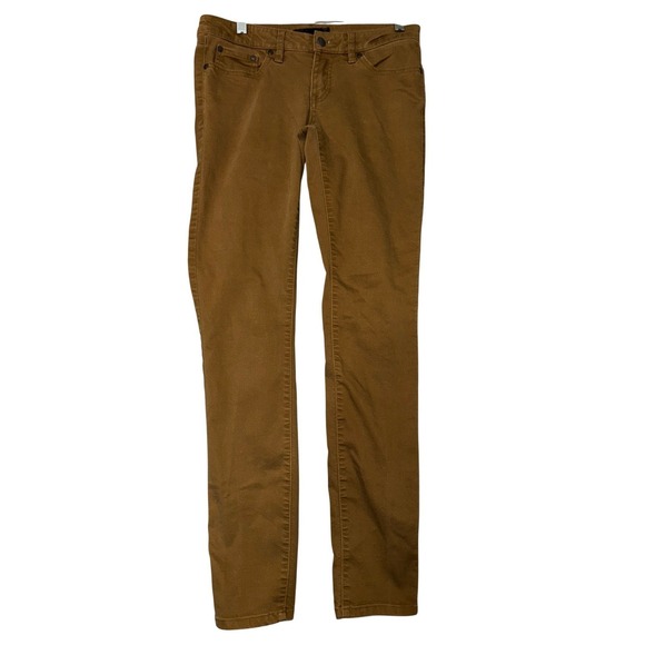 Prana Denim - Prana Kara Skinny Jeans Womens 2 Gingerbread Brown Organic Cotton Blend Pants